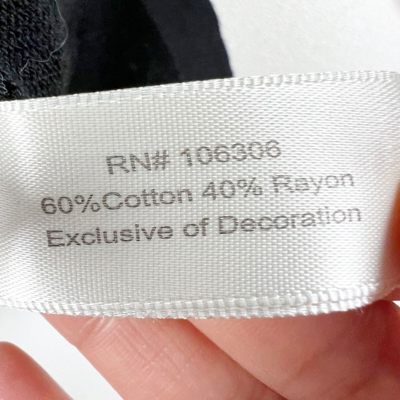 Boston Proper Black Beaded Embroidered Floral V Neck Sweater XS So Soft! - Picture 11 of 14